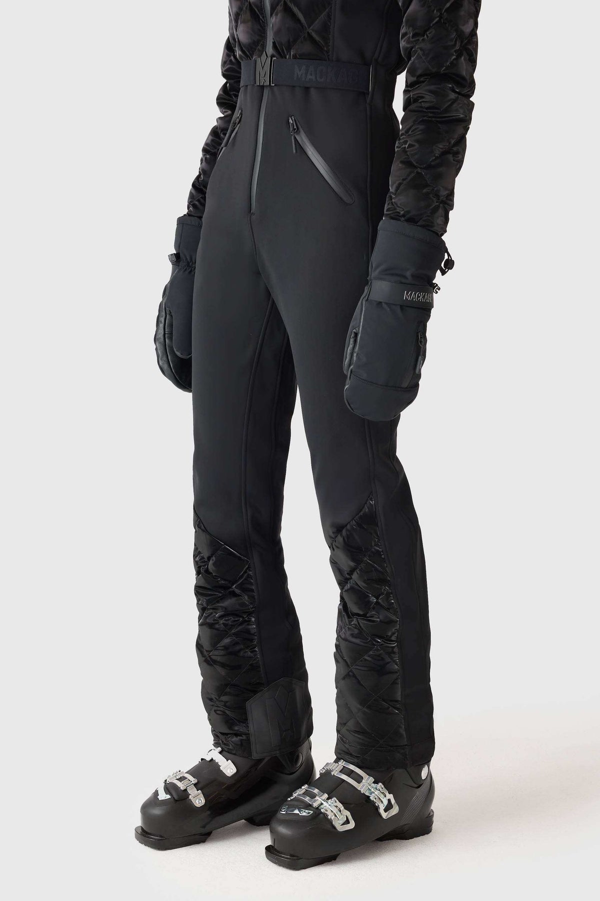 Black Ladies One Piece Ski Suit