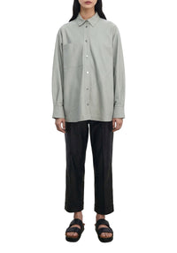 Chemise Ingrid en cuir - Dove