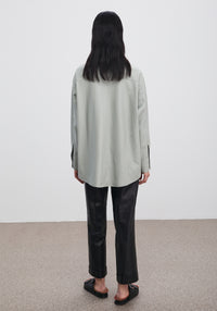 Chemise Ingrid en cuir - Dove