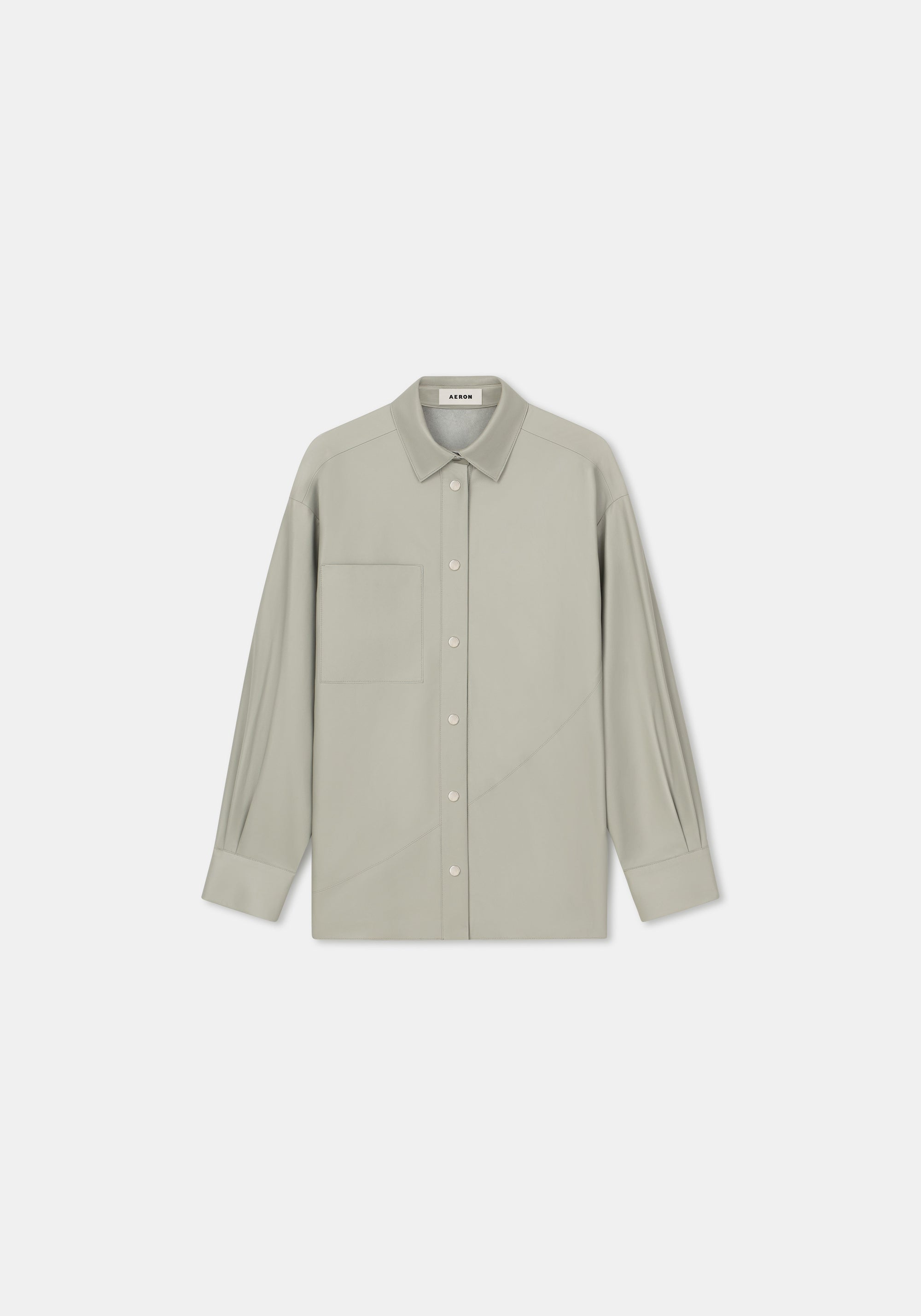 Chemise Ingrid en cuir - Dove