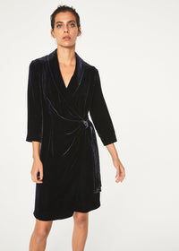 Robe portefeuille - Marine