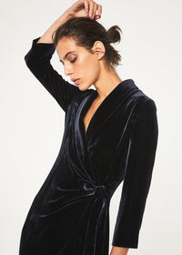 Robe portefeuille - Marine