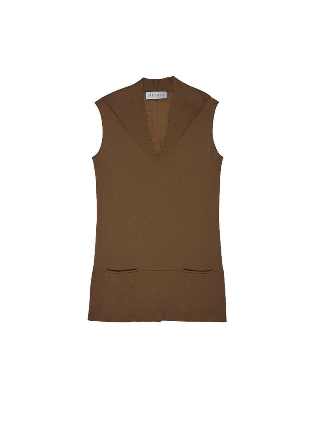 Pull sans manche - Camel