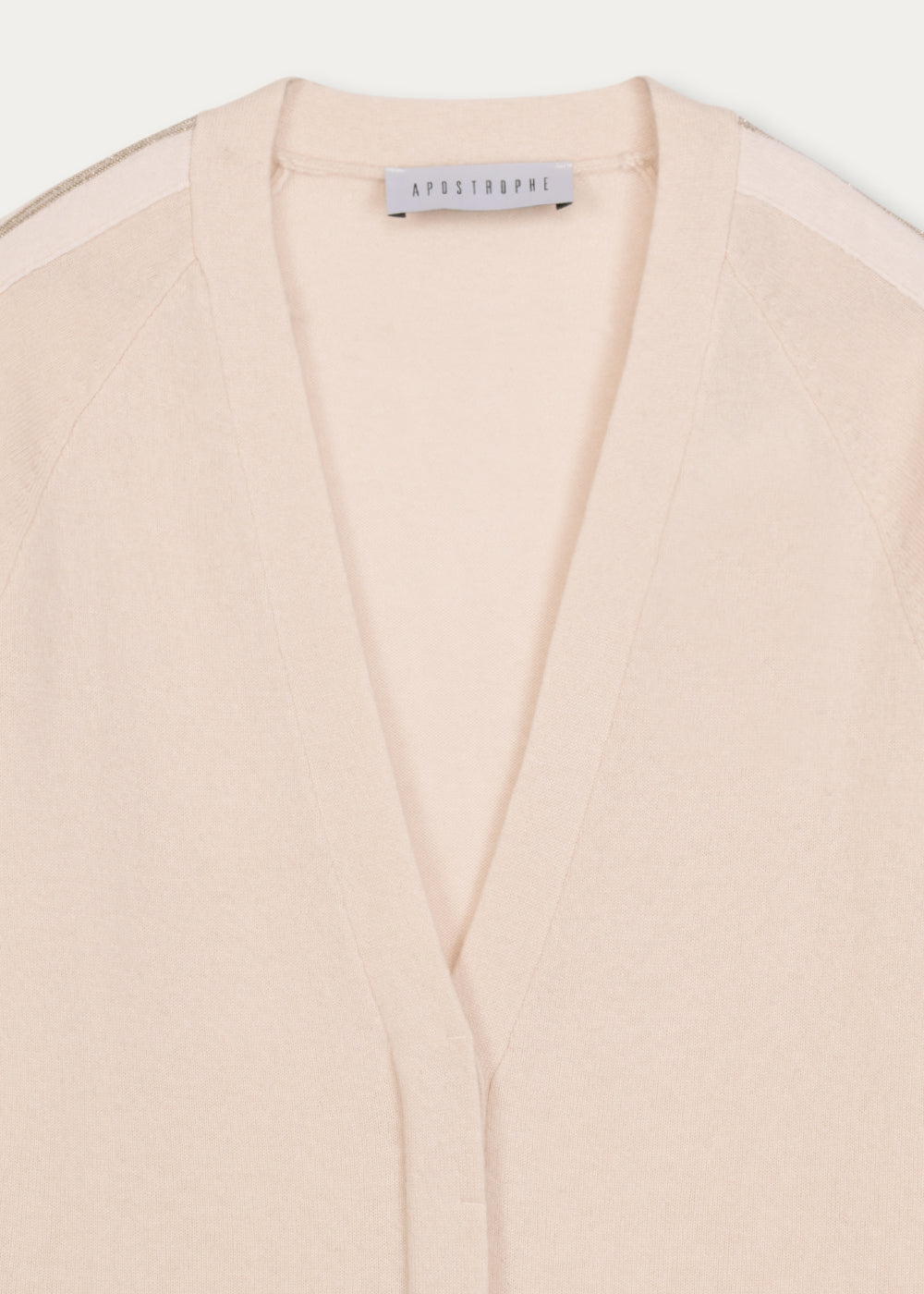 Cardigan col v - Beton