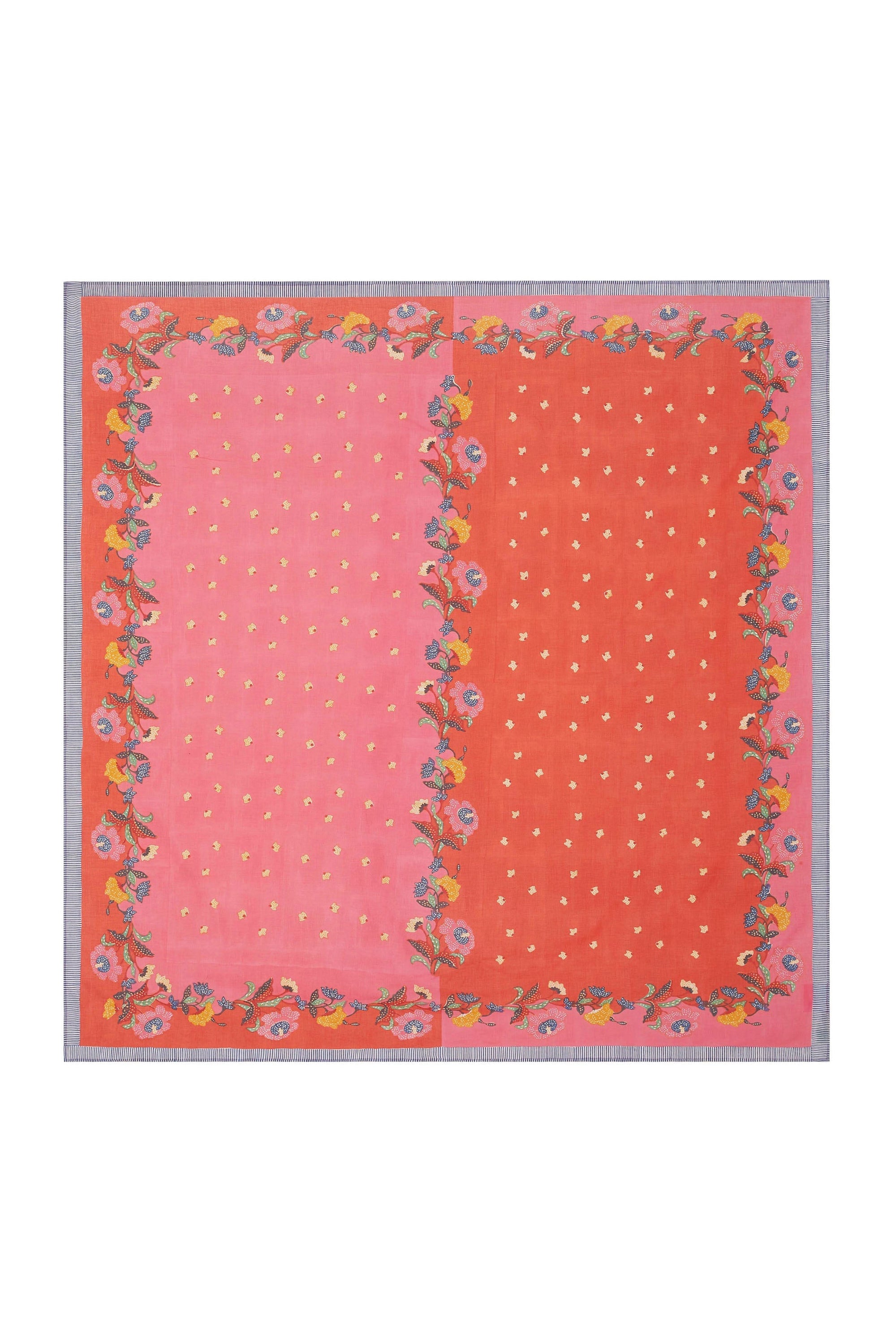 Indonesian cotton tablecloth - Red