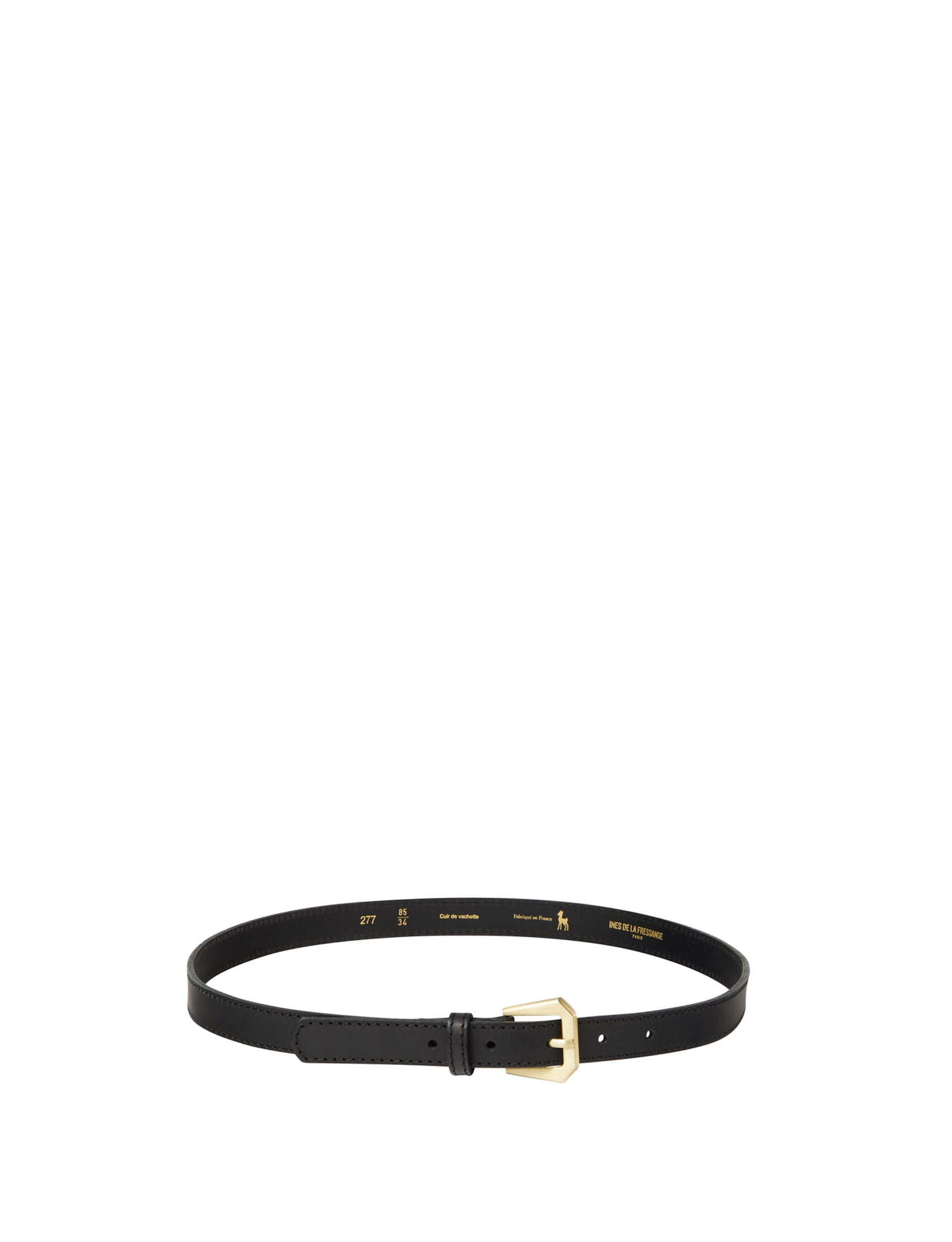 2qty NEW  / Ceinture Augustine en cuir -  Black