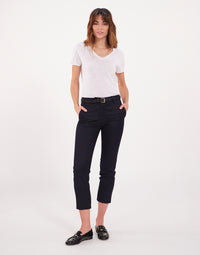 2qty NEW  / Ceinture Augustine en cuir -  Black