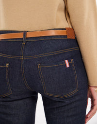11qty NEW  / Ceinture Augustine en cuir -  Camel