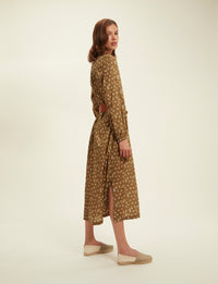 4qty NEW  / Ceinture Paulette en cuir -  Camel
