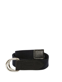 1qty NEW  / Ceinture tressée Eulalie en cuir -  Blue Navy