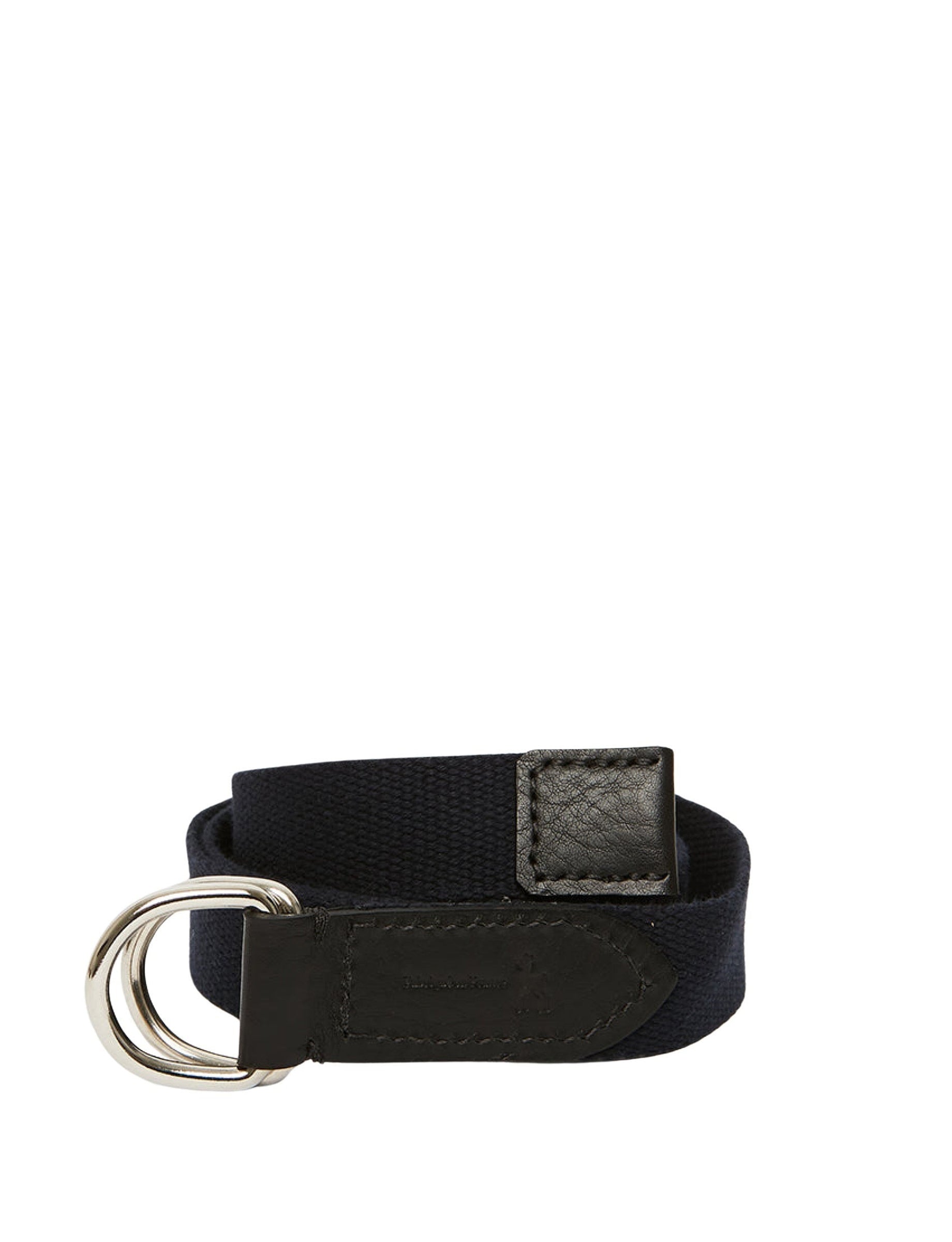 1qty NEW  / Ceinture tressée Eulalie en cuir -  Blue Navy