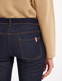 1qty NEW  / Ceinture tressée Eulalie en cuir -  Blue Navy