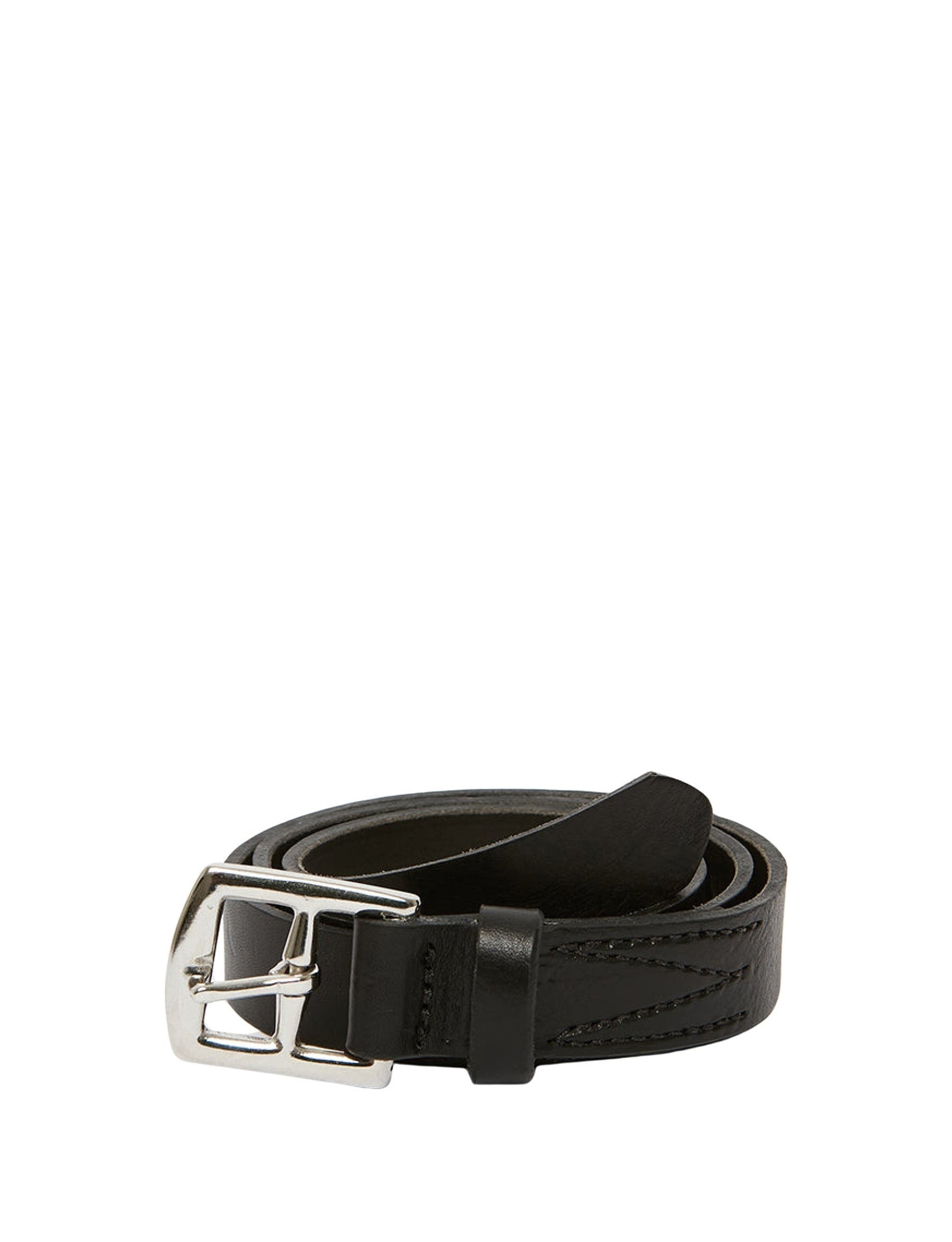 1qty NEW  / Ceinture Appoline en cuir -  Black