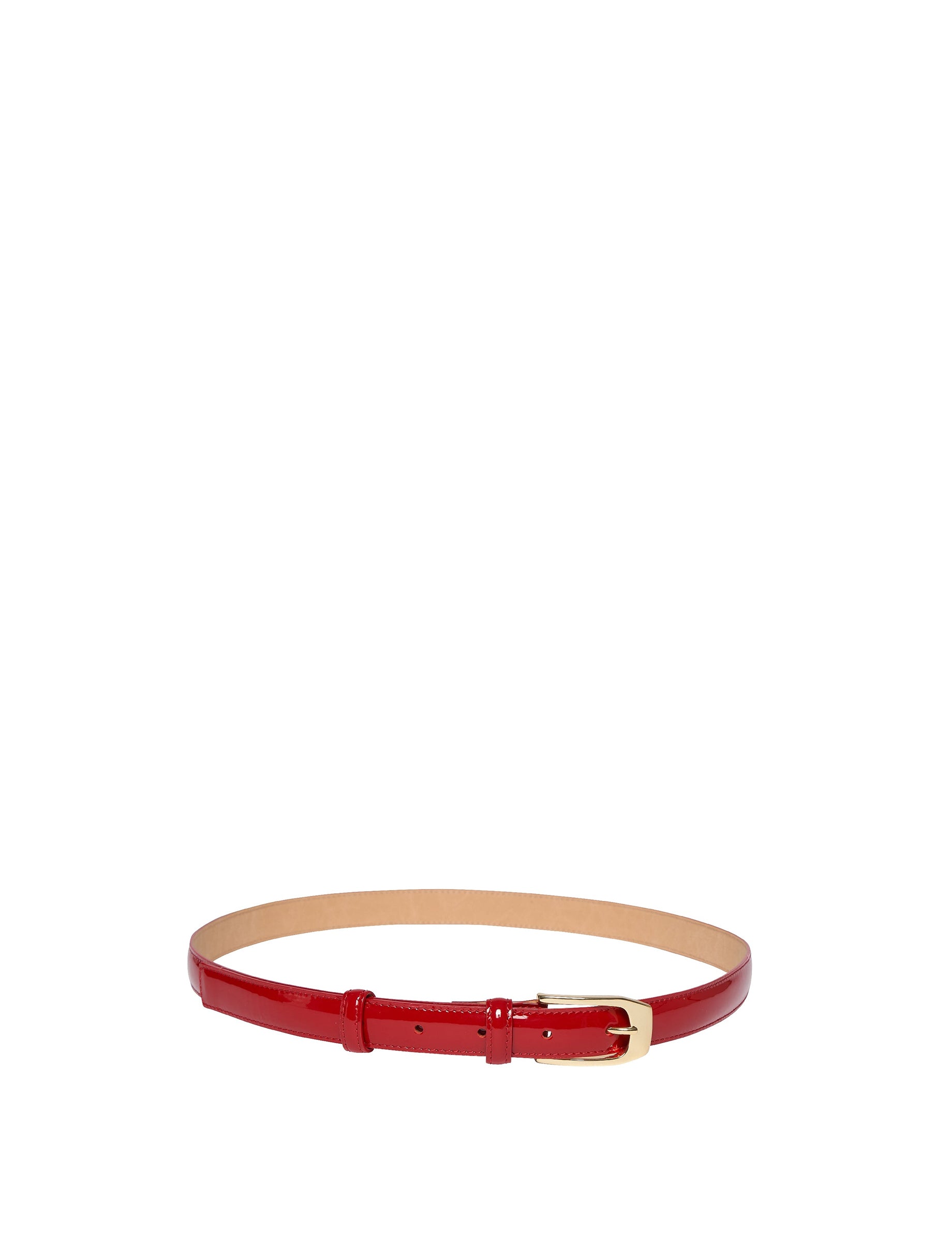 6qty NEW  / Ceinture Aurélia en cuir -  Red