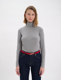 6qty NEW  / Ceinture Aurélia en cuir -  Red