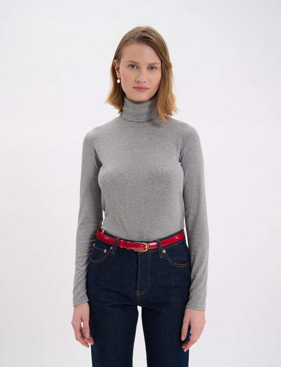6qty NEW  / Ceinture Aurélia en cuir -  Red