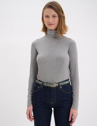 10qty NEW  / Ceinture Aurélia en cuir -  Sage