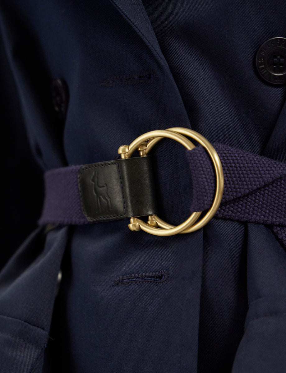 4qty RELIQUAT 35€ 11,1%  / Ceinture tressée Germaine - Blue Navy