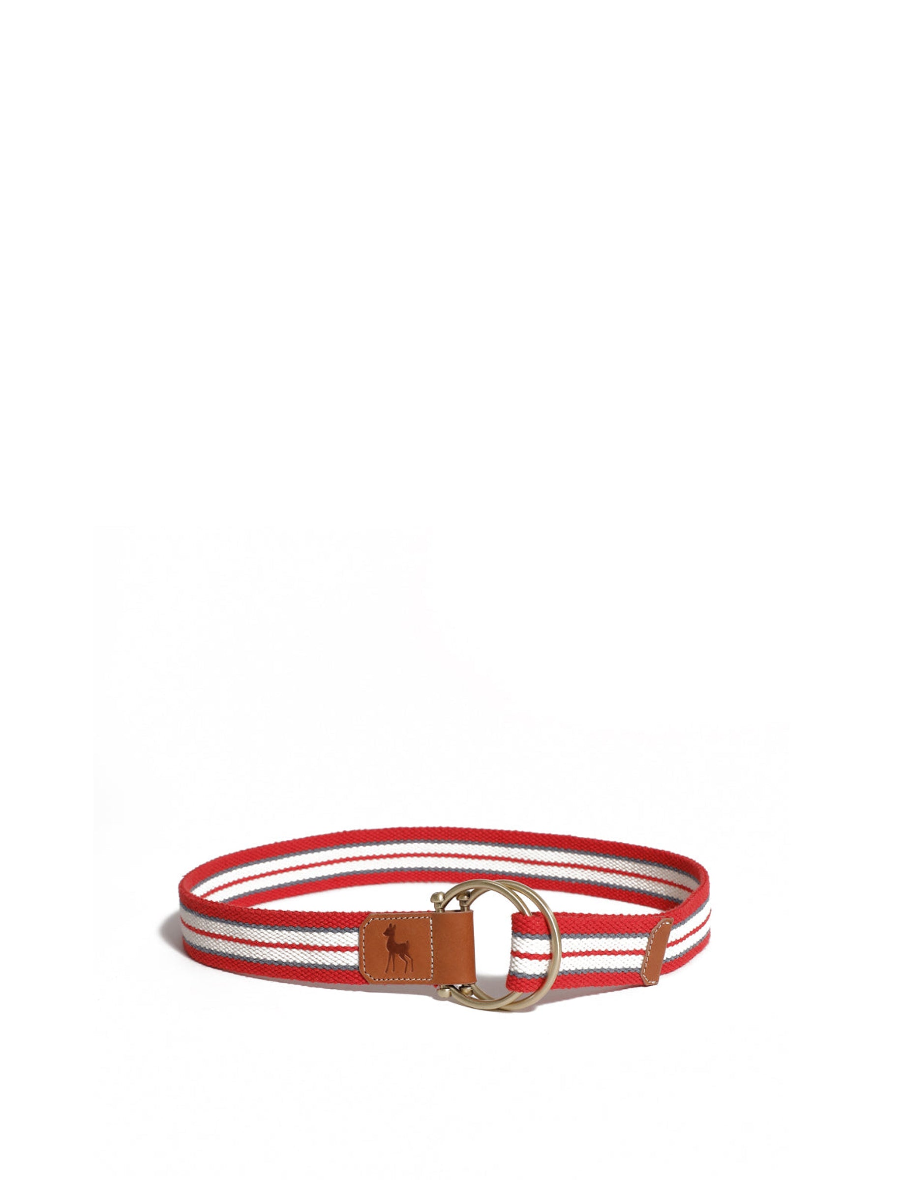 1qty NEW  / Ceinture tressée Germaine -  Tricolor
