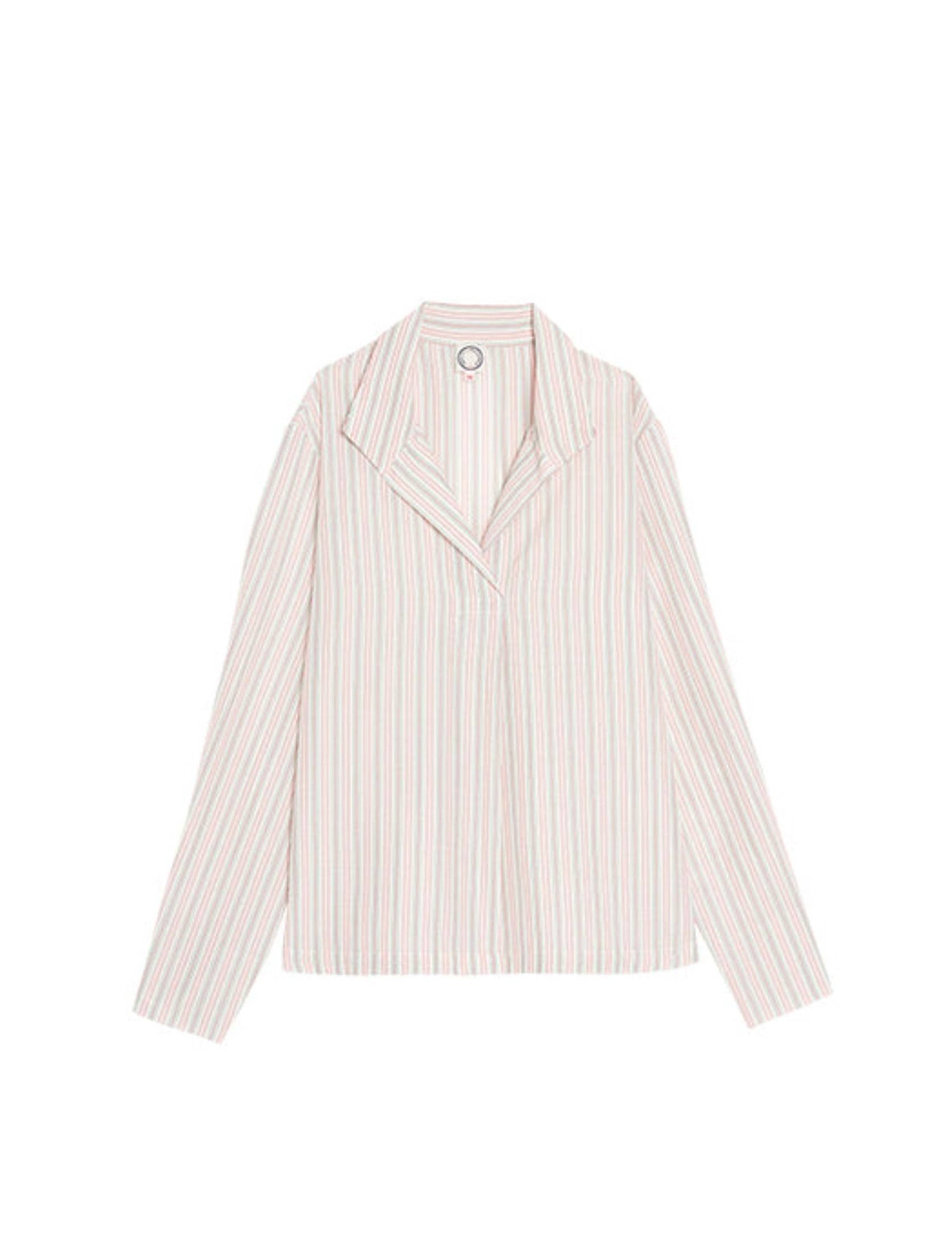 4qty RELIQUAT 95€ 0%  / Chemise large Noa - Ecru Multicolor
