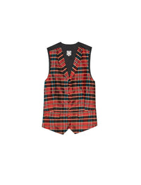 4qty RELIQUAT 75€ 0%  / Veston Robinson en soie - Red Multicolor