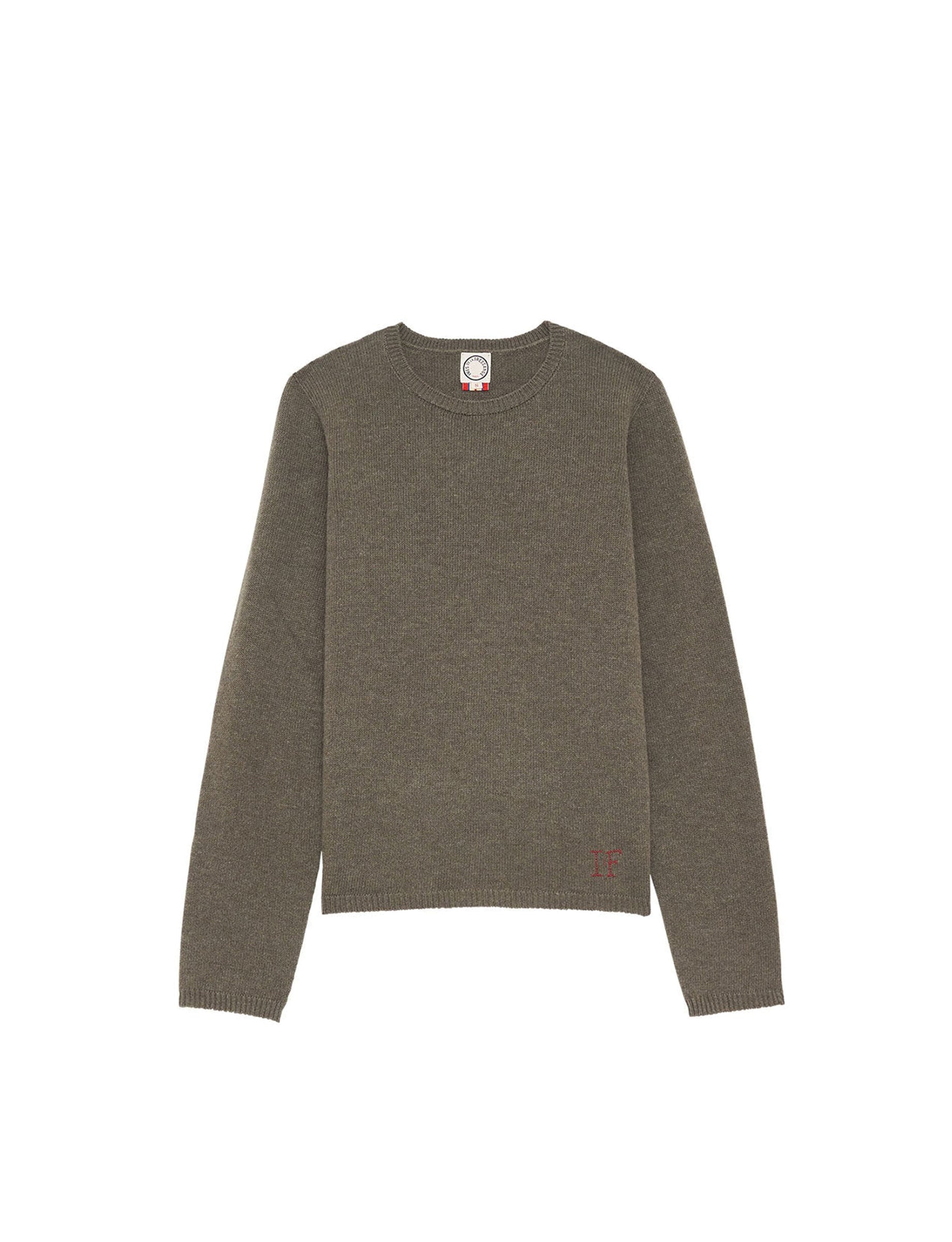 29qty RELIQUAT 90€ 5,9%  / Pull Angelina en laine et cachemire - Khaki