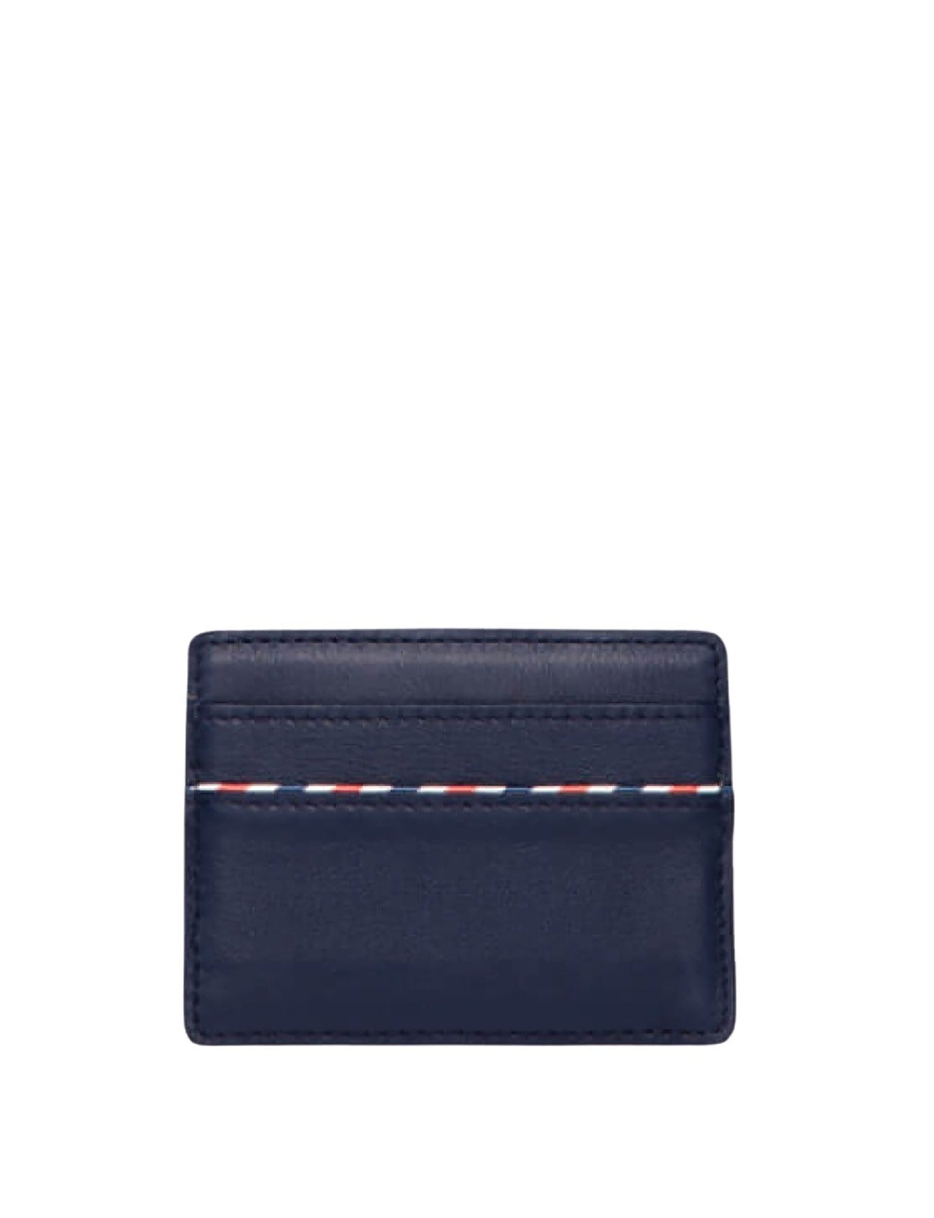 44qty NEW  / Porte-cartes Marcia en cuir -  Navy