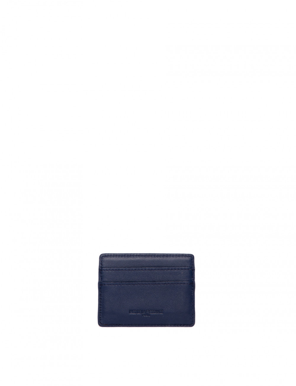 44qty NEW  / Porte-cartes Marcia en cuir -  Navy