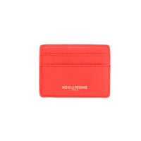 7qty NEW  / Porte-cartes Marcia en cuir -  Red