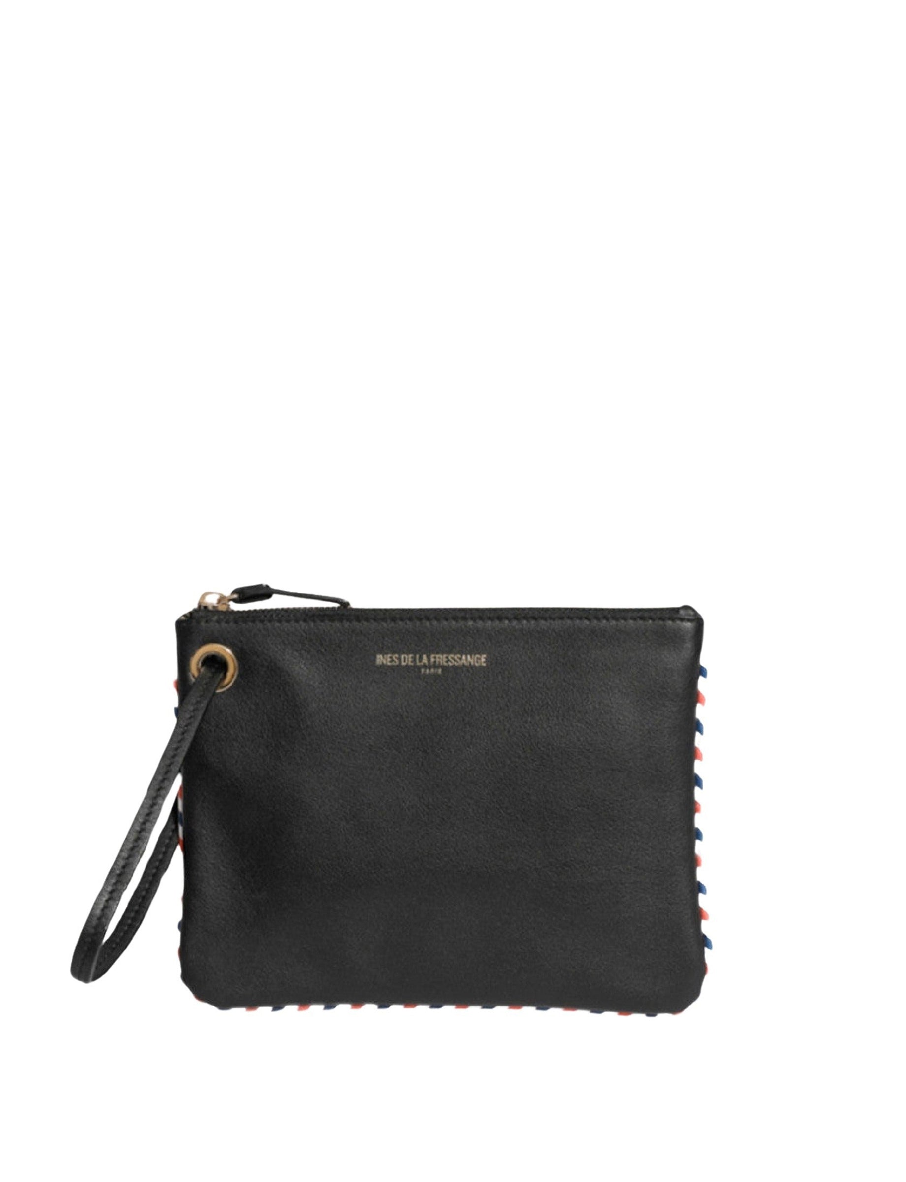 17qty NEW  / Pochette Marcia M en cuir -  Black