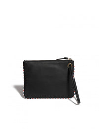 17qty NEW  / Pochette Marcia M en cuir -  Black