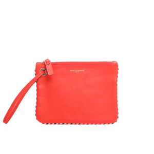 24qty NEW  / Pochette Marcia M en cuir -  Red