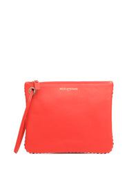 24qty NEW  / Pochette Marcia M en cuir -  Red