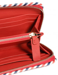 3qty NEW  / Portefeuille Marcia L en cuir -  Red
