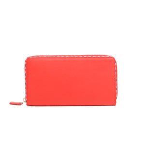 3qty NEW  / Portefeuille Marcia L en cuir -  Red