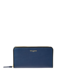 5qty NEW  / Portefeuille Marcia L en cuir -  Navy Black