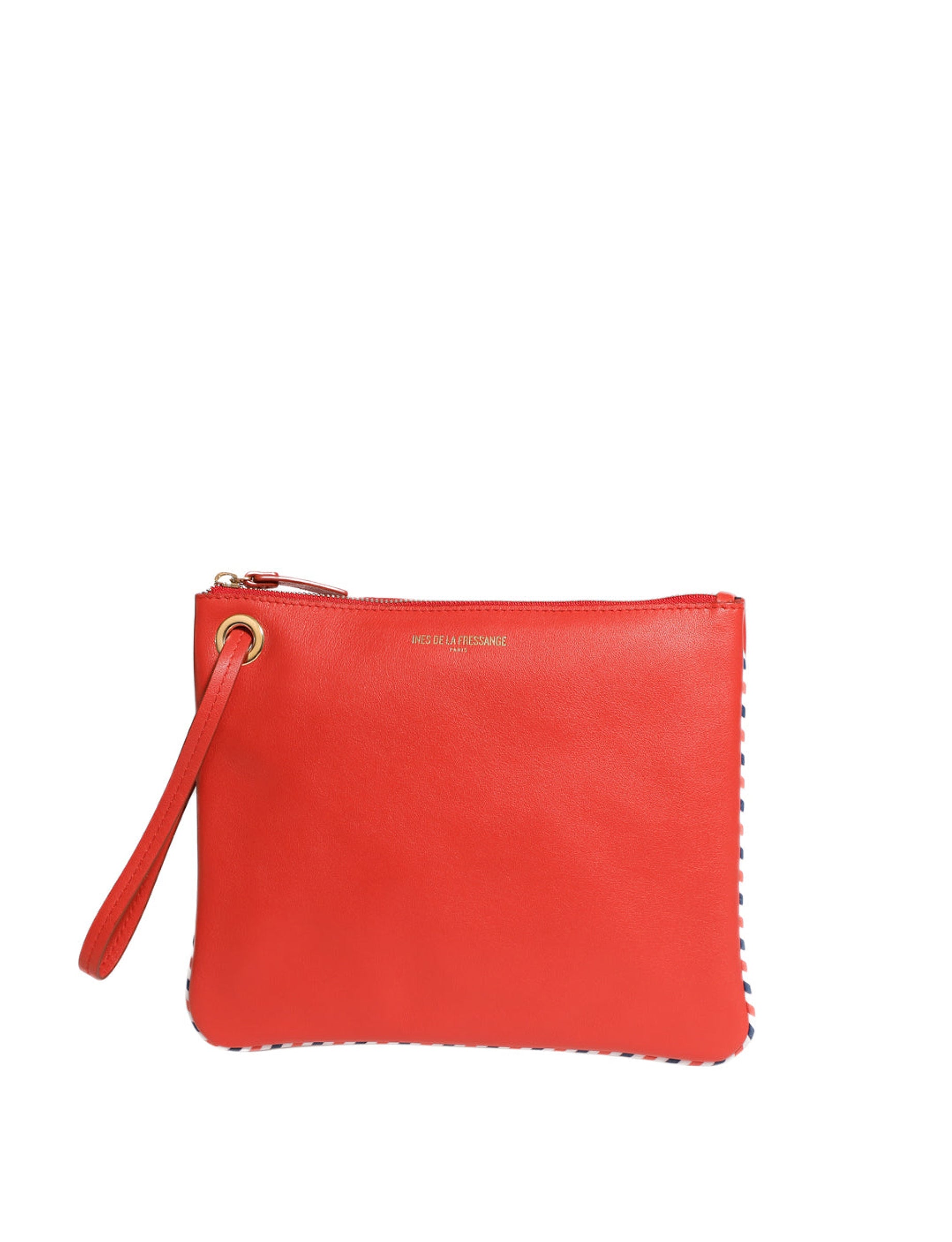12qty NEW  / Pochette Marcia L en cuir -  Red