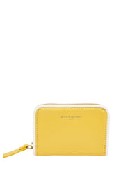 4qty NEW  / Portefeuille Marcia S en cuir -  Yellow White