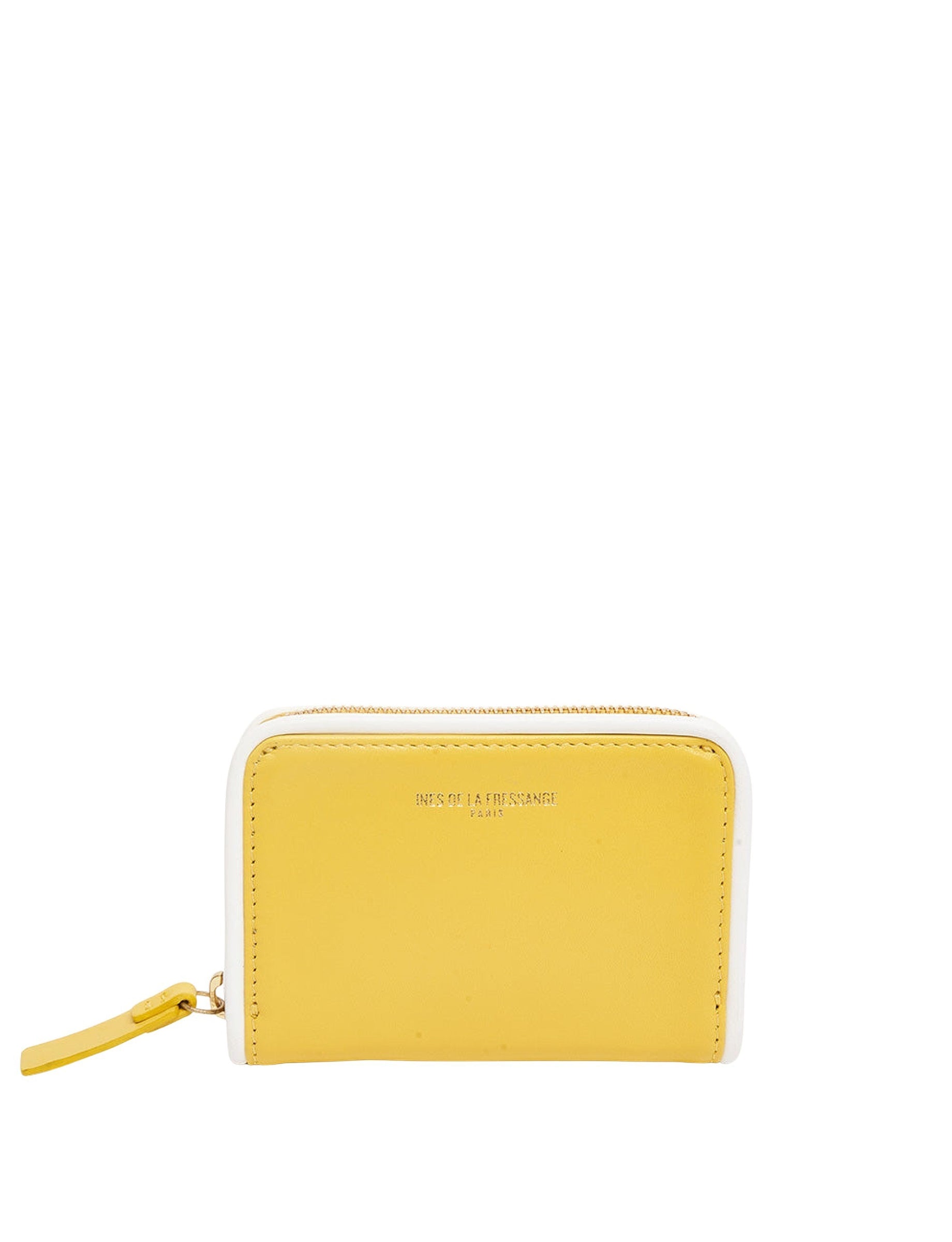 4qty NEW  / Portefeuille Marcia S en cuir -  Yellow White