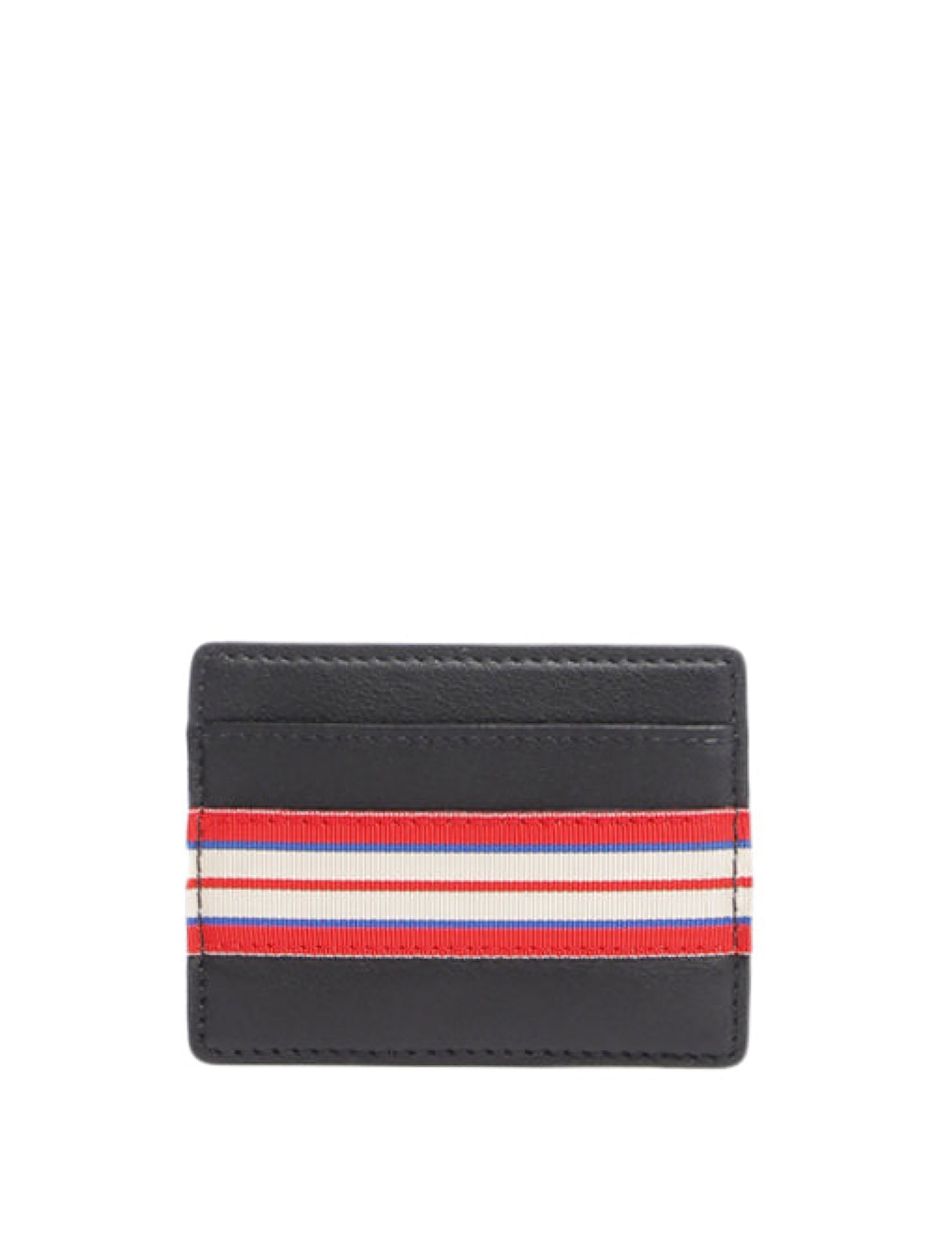 9qty NEW  / Porte-cartes Le Parisien simple en cuir -  Black