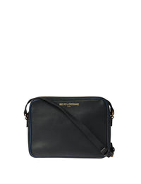 1qty NEW  / Sac bandoulière Marcia en cuir -  Black Navy