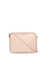 5qty NEW  / Sac bandoulière Marcia en cuir -  Beige