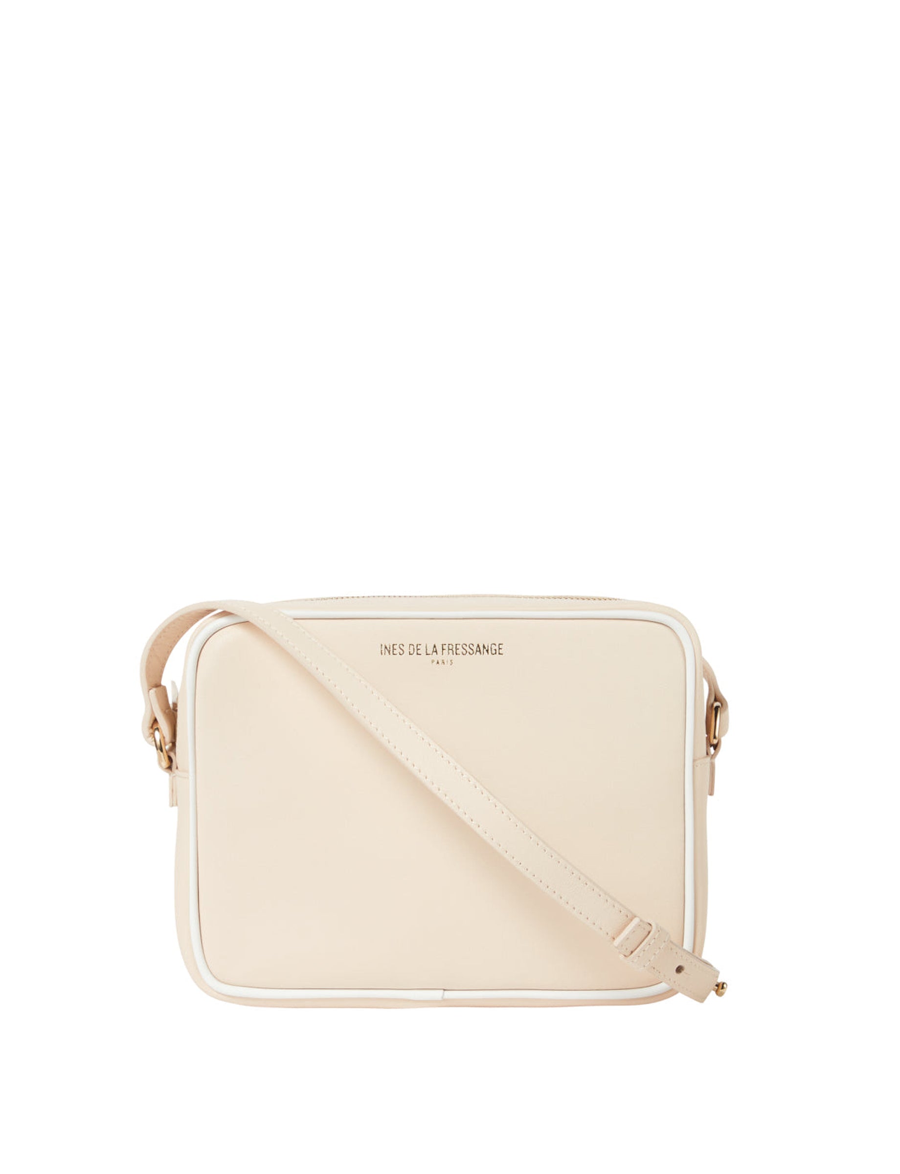 14qty NEW  / Sac bandoulière Marcia en cuir -  Blush White