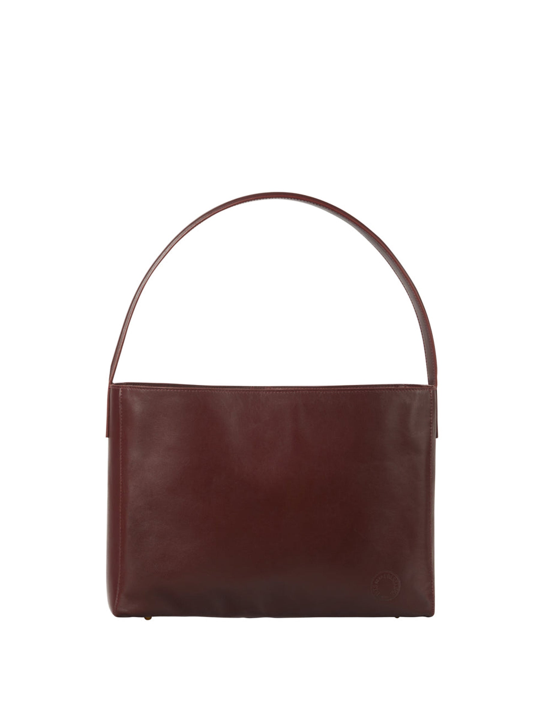 1qty NEW  / Sac bandoulière Léonore L en cuir -  Burgundy