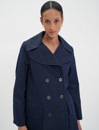 2qty NEW  / Manteau Séraphine -  Blue Navy
