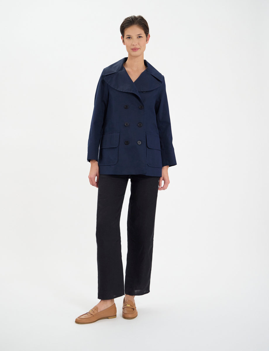 2qty NEW  / Manteau Séraphine -  Blue Navy