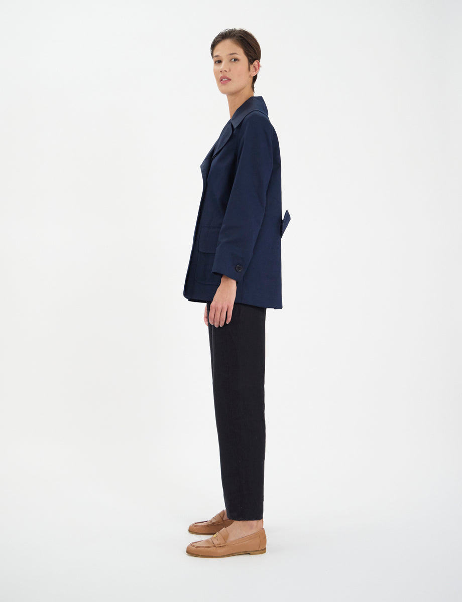 2qty NEW  / Manteau Séraphine -  Blue Navy