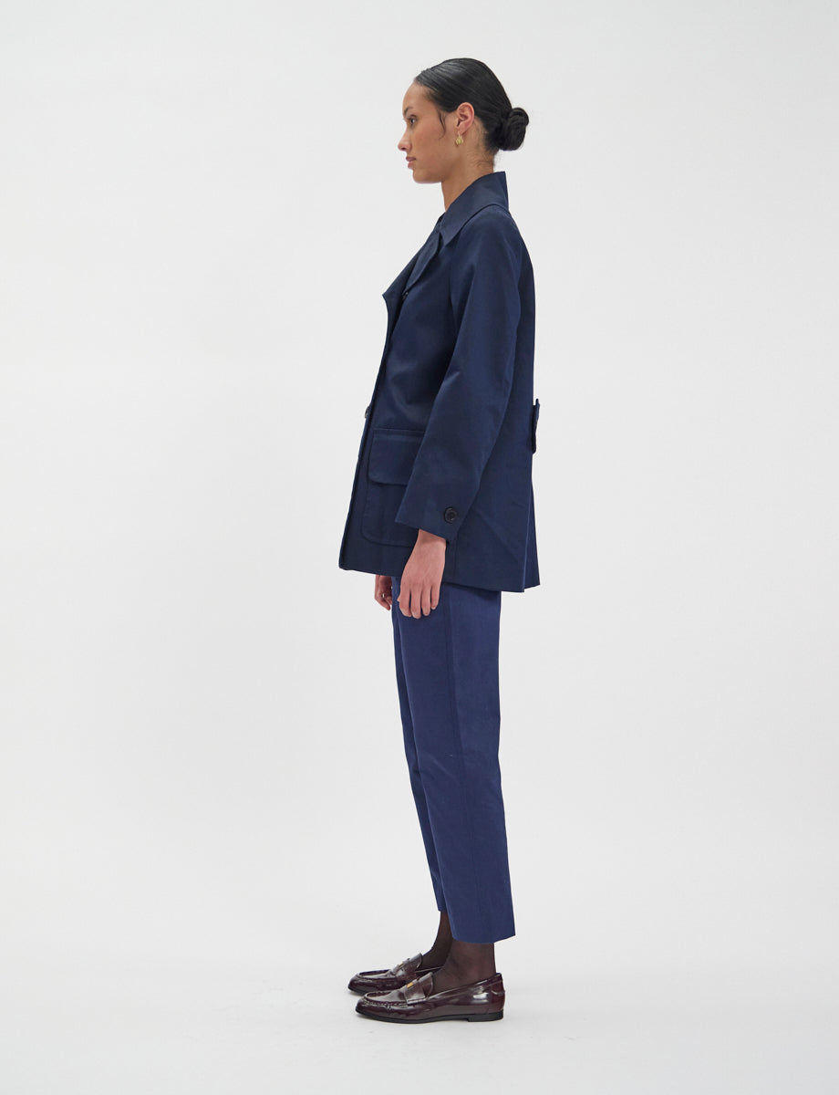 2qty NEW  / Manteau Séraphine -  Blue Navy