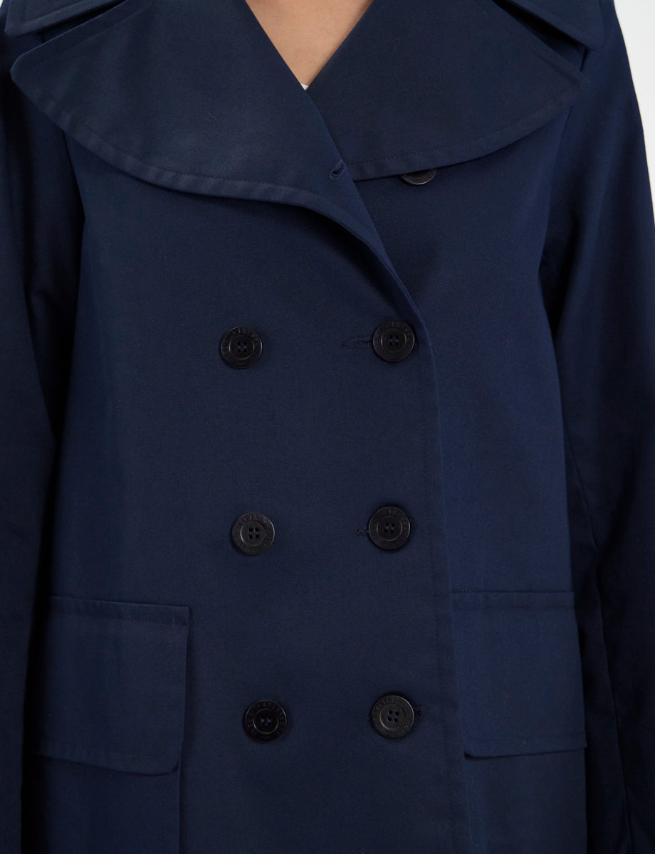 2qty NEW  / Manteau Séraphine -  Blue Navy