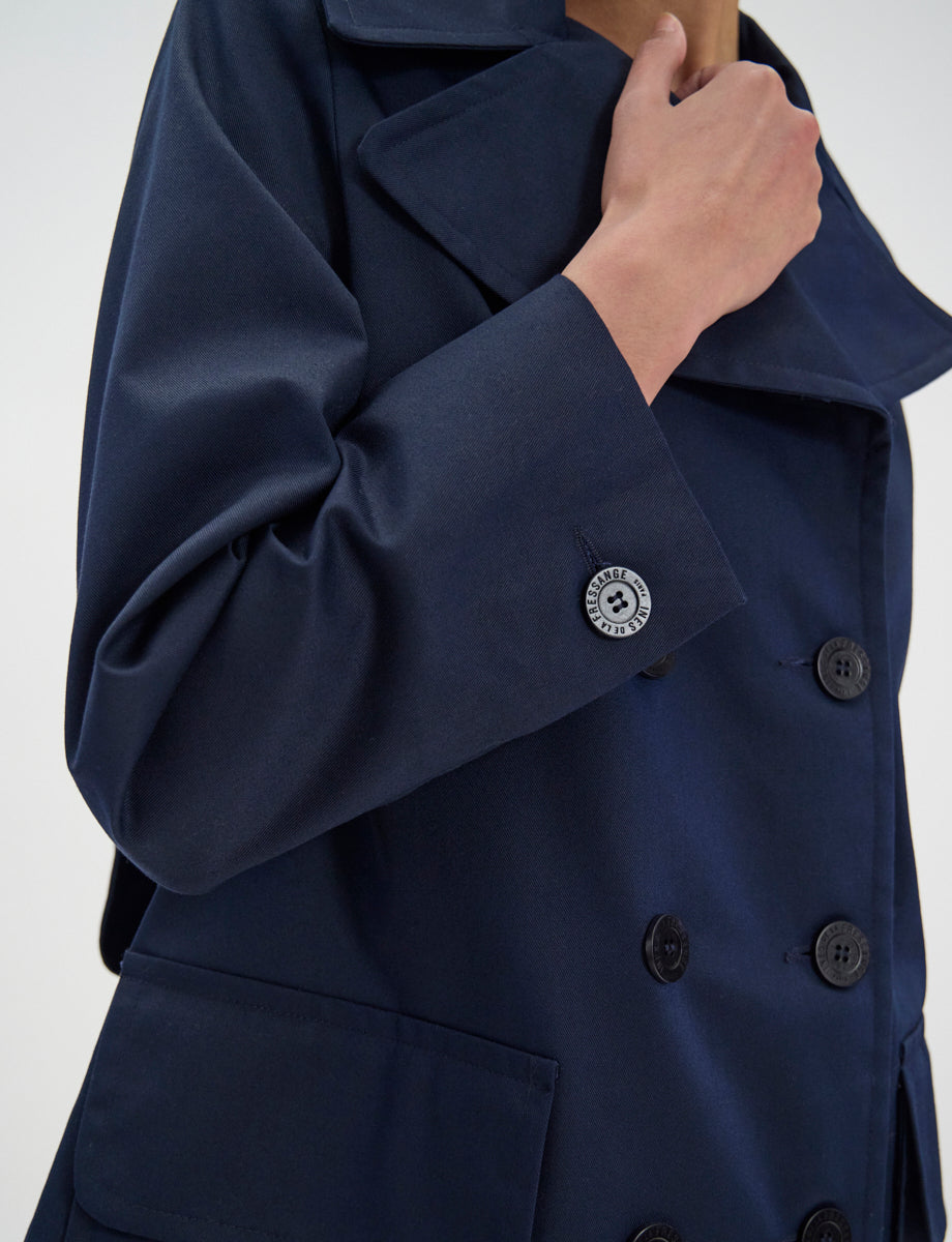 2qty NEW  / Manteau Séraphine -  Blue Navy